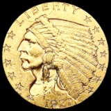 1927 $3 Gold Piece CLOSELY UNCIRCULATED