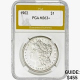 1902 Morgan Silver Dollar PGA MS63+
