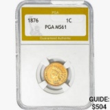 1876 Indian Head Cent PGA MS61