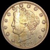 1884 Liberty Victory Nickel CLOSELY UNCIRCULATED