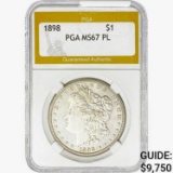 1898 Morgan Silver Dollar PGA MS67 PL