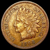 1908-S Indian Head Cent NEARLY UNCIRCULATED