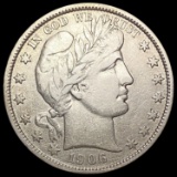 1906 Barber Half Dollar CLOSELY UNCIRCULATED