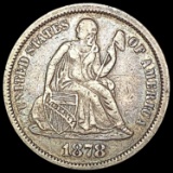 1878 Seated Liberty Dime LIGHTLY CIRCULATED