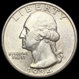 1934 Washington Silver Quarter CLOSELY UNCIRCULATE