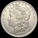 1882-O/S Morgan Silver Dollar NEARLY UNCIRCULATED