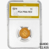 1879 Indian Head Cent PGA PR66 RED