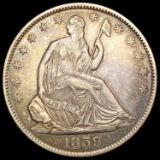 1859-O Seated Liberty Half Dollar CLOSELY UNCIRCUL