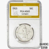 1925 Lexington Half Dollar PGA MS65