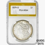 1879-O Morgan Silver Dollar PGA MS64