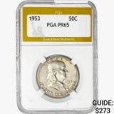 1953 Franklin Half Dollar PGA PR65
