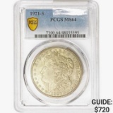 1921-S Morgan Silver Dollar PCGS MS64