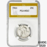 1923 Standing Liberty Quarter PGA MS63