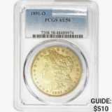 1891-O Morgan Silver Dollar PCGS AU58