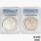 1881&1898 [2] Morgan Silver Dollar PCGS MS63