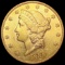 1889-S $20 Gold Double Eagle CHOICE AU