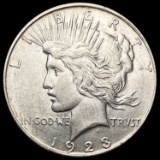 1923-D Silver Peace Dollar CLOSELY UNCIRCULATED