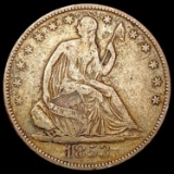 1853-O Seated Liberty Half Dollar LIGHTLY CIRCULAT