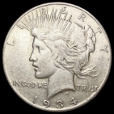 1934-S Silver Peace Dollar NEARLY UNCIRCULATED