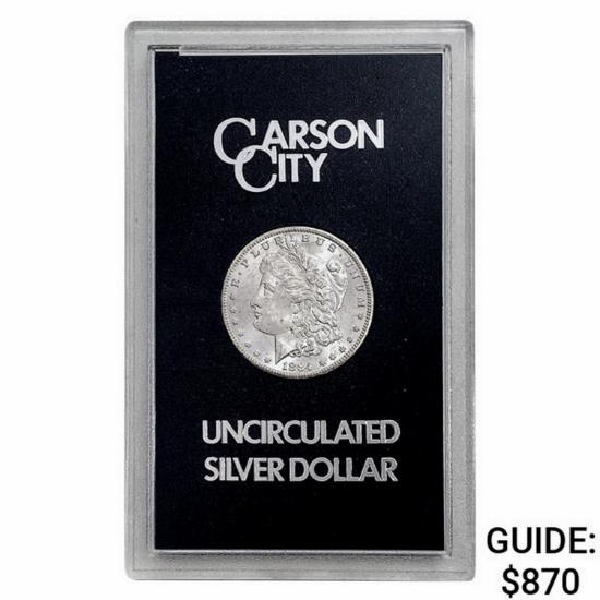 1884-CC Morgan Silver Dollar   GSA Hoard, UNC