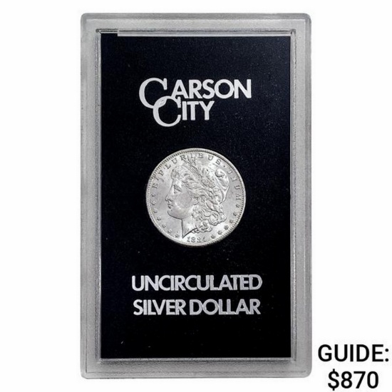 1884-CC Morgan Silver Dollar   GSA Hoard, UNC