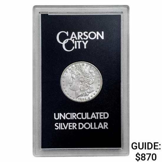 1884-CC Morgan Silver Dollar   GSA Hoard, UNC