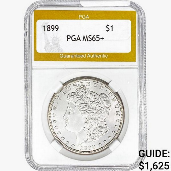 1899 Morgan Silver Dollar PGA MS65+