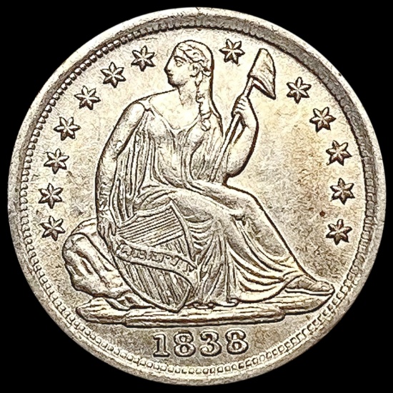 1838 Seated Liberty Half Dime GEM BU