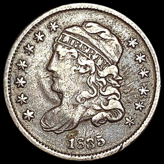 1835 Capped Bust Half Dime LIGHTLY CIRCULATED