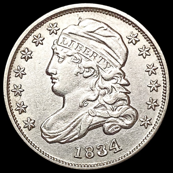 1834 Capped Bust Dime UNCIRCULATED