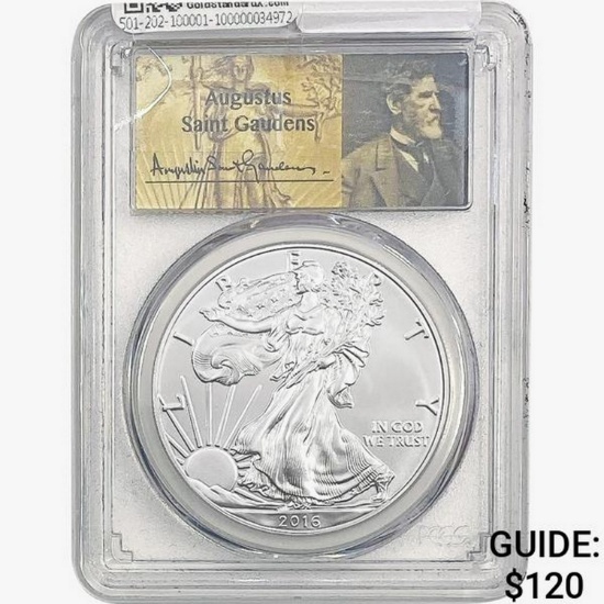 2016 Silver Eagle PCGS MS70 First Strike
