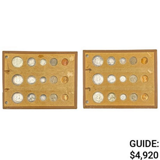 1950-1955 Gem Proof US Proof Set Collection [30 Coins]