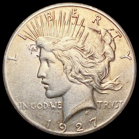 1927 Silver Peace Dollar CLOSELY UNCIRCULATED