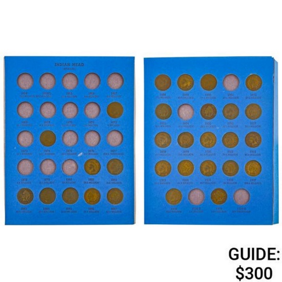 1872-1909 Indian Head Cent Collection [29 Coins]