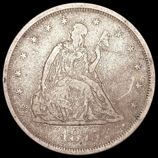 1875-S Twenty Cent Piece NICELY CIRCULATED