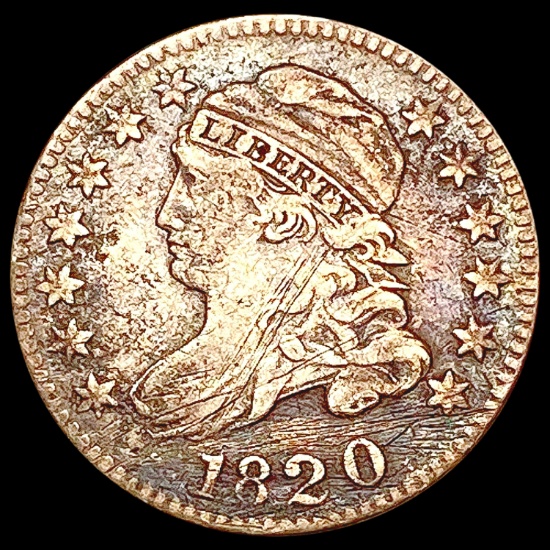 1820 Capped Bust Dime LIGHTLY CIRCULATED