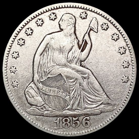 1856-O Seated Liberty Half Dollar CLOSELY UNCIRCULATED