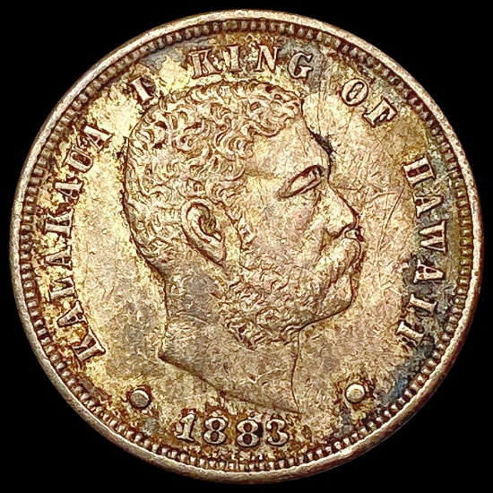 1883 Kingdom of Hawaii Dime CLOSELY UNCIRCULATED