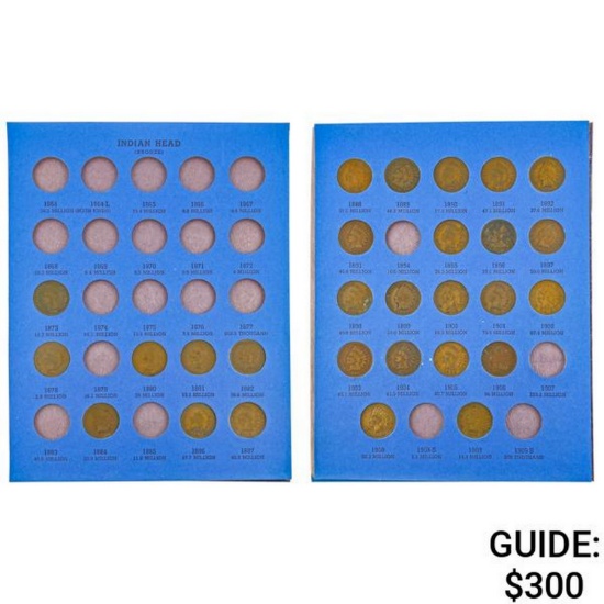 1873-1909 Indian Head Cent Collection [28 Coins]