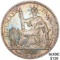 1908A French Indochina 1 Piastre CLOSELY UNCIRCULATED