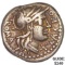 Roman Fabius Maximus 124 BC Silver Denarius NEARLY UNCIRCULATED