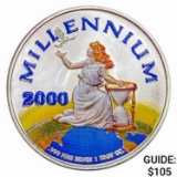 2000 Liberia Silver 1 oz New Millennium CHOICE PROOF