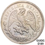 1901Zs FZ Mexico Silver Peso CHOICE AU