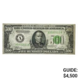 1934 $500 U.S. FRN - Boston XF+