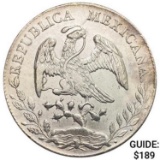 1888Zs FZ Mexico Silver 8 Reales CLOSELY UNCIRCULATED