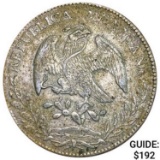 1889Zs FZ Mexico Silver 8 Reales CLOSELY UNCIRCULATED