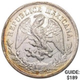 1901Zs FZ Mexico Silver Peso CHOICE AU