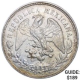 1901Mo AM Mexico Silver Peso CHOICE AU