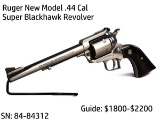 Ruger New Model .44 Cal Super Blackhawk Revolver