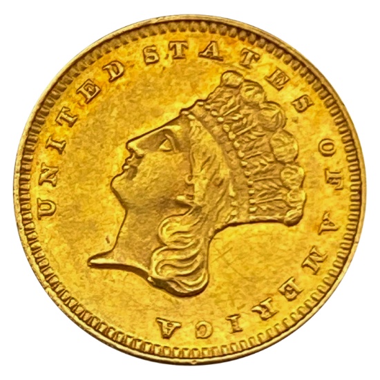 1874 Rare Gold Dollar